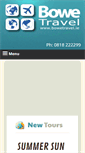 Mobile Screenshot of bowetravel.ie